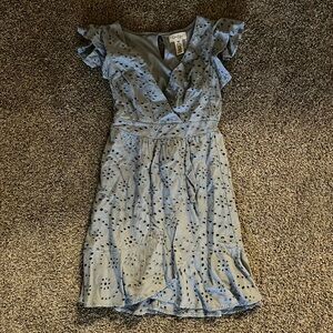 jessica simpson periwinkle lace sundress in size xs